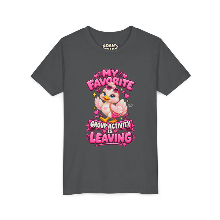 Noah’s Tales™ My Favorite Group Activity Is Leaving | Luna Girl's Bella T-Shirt