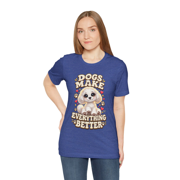 Noah’s Tales™ Dogs Make Everything Better | Coco Women's Bella T-Shirt
