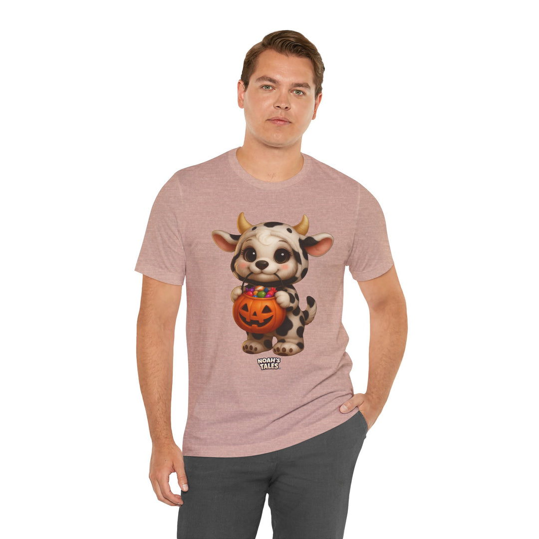 Noah’s Tales™ Cow Halloween Costume Coco Men's Bella T-Shirt