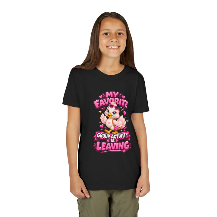 Noah’s Tales™ My Favorite Group Activity Is Leaving | Luna Girl's Bella T-Shirt