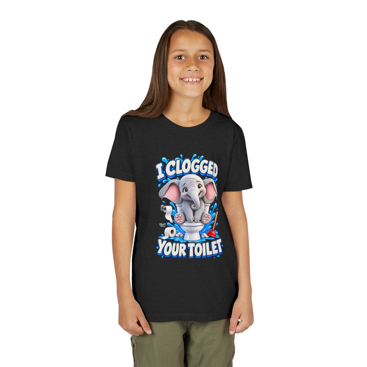 Noah’s Tales™ I Clogged Your Toilet | Ellie Belle Girl's Bella T-Shirt
