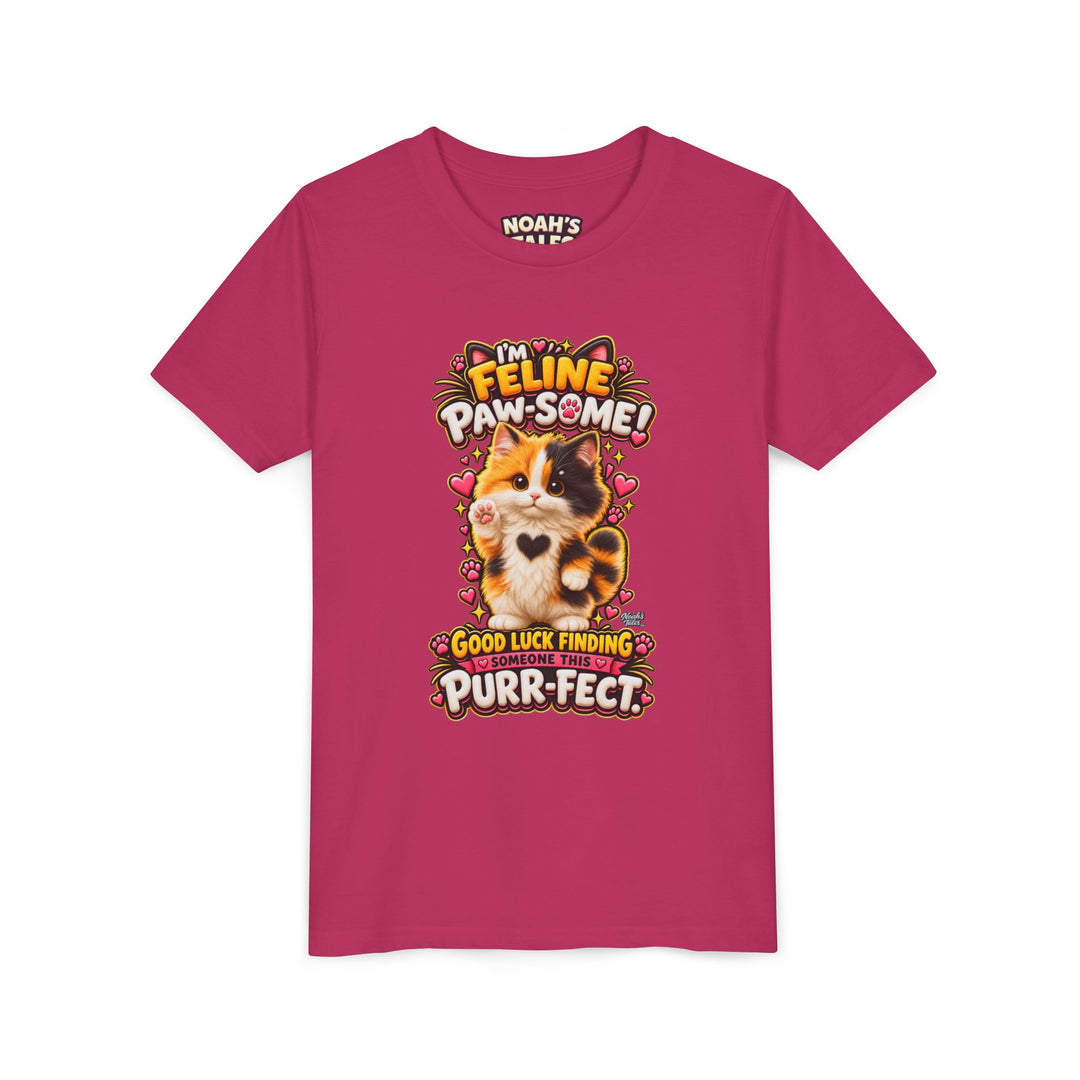 Noah’s Tales™ I’m Feline Paw-Some | Tommy Girl's Bella T-Shirt