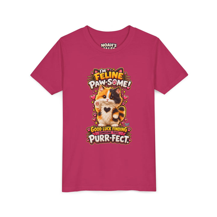 Noah’s Tales™ I’m Feline Paw-Some | Tommy Girl's Bella T-Shirt