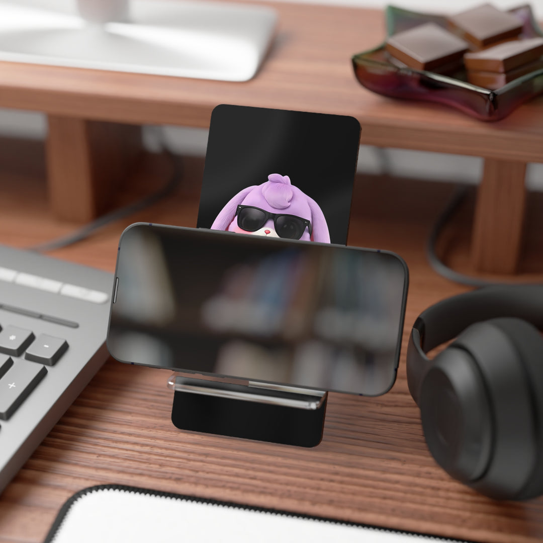 Noah’s Tales™ Lilac Smartphone Stand Cute Desk Accessory Mobile Holder Gift for Tech Lovers Home Office Decor Personalized Phone Display