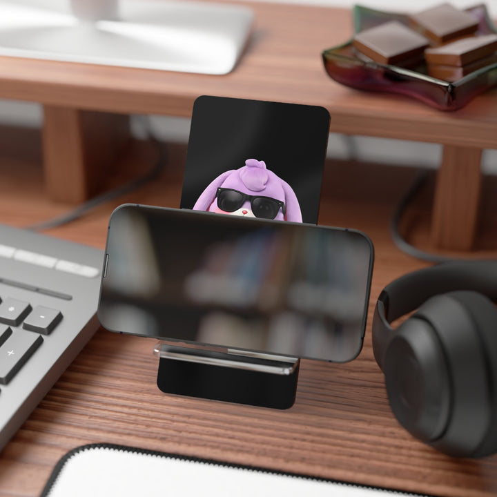 Noah’s Tales™ Lilac Smartphone Stand Cute Desk Accessory Mobile Holder Gift for Tech Lovers Home Office Decor Personalized Phone Display