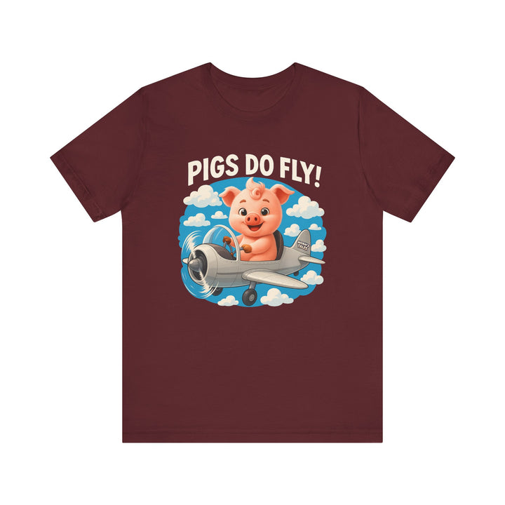 Noah’s Tales™ Pigs Do Fly Men Bella T-Shirt
