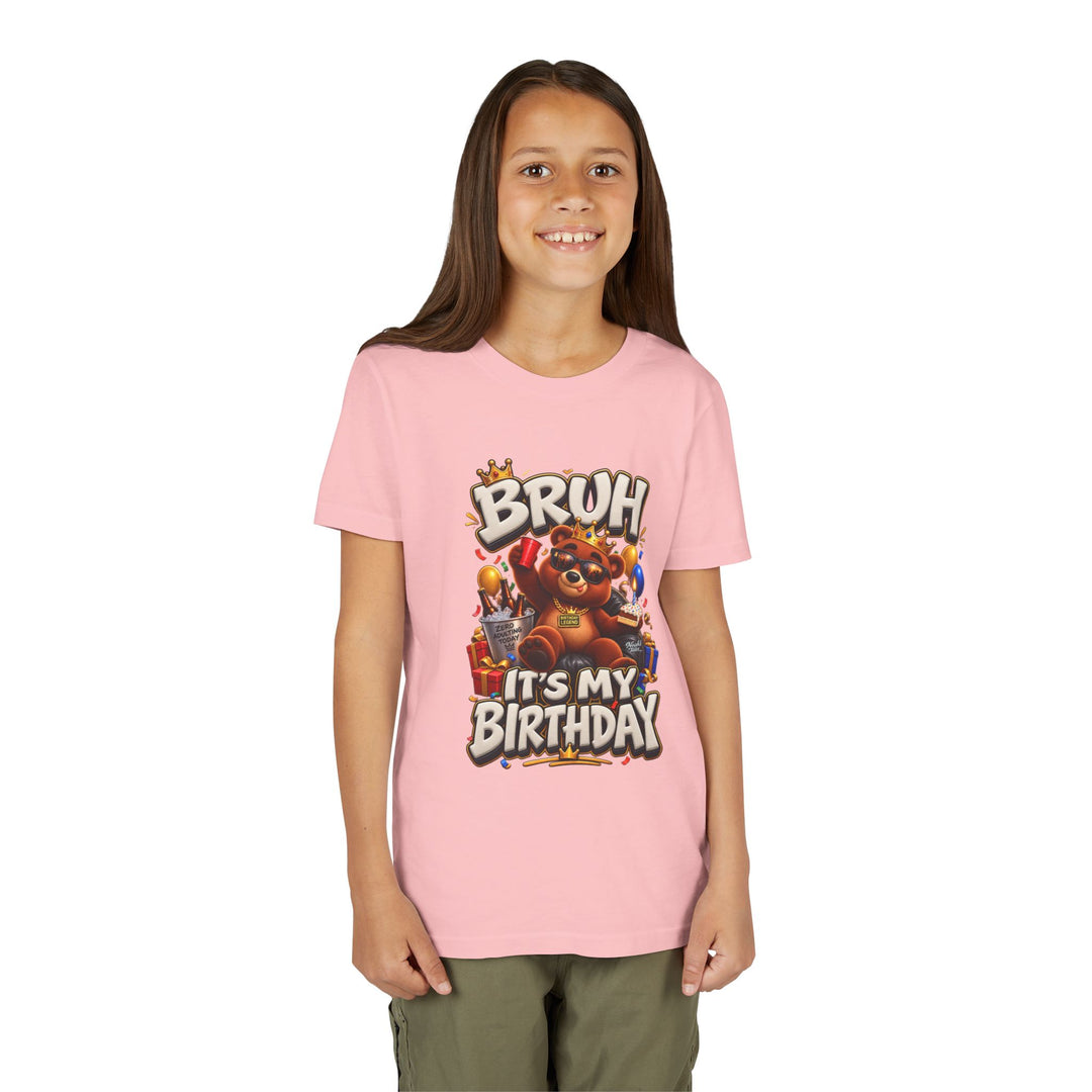Noah’s Tales™ Bruh It’s My Birthday | Baxter Girl's Bella T-Shirt
