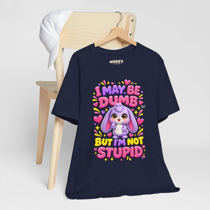 Noah’s Tales™ I May Be Dumb But I’m Not Stupid | Lilac Women's Bella T-Shirt