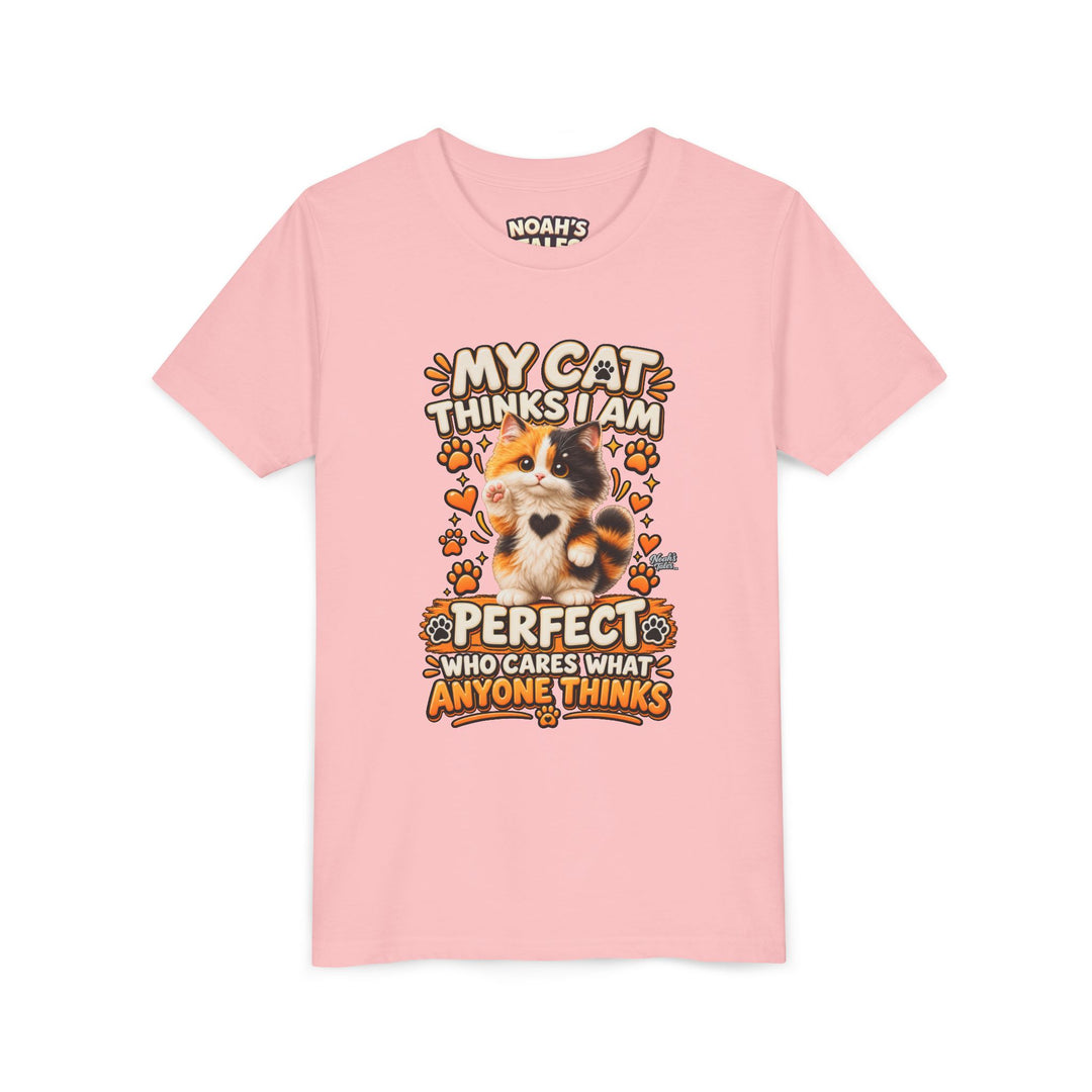 Noah’s Tales™ My Cat Thinks I Am Perfect | Tommy Girl's Bella T-Shirt