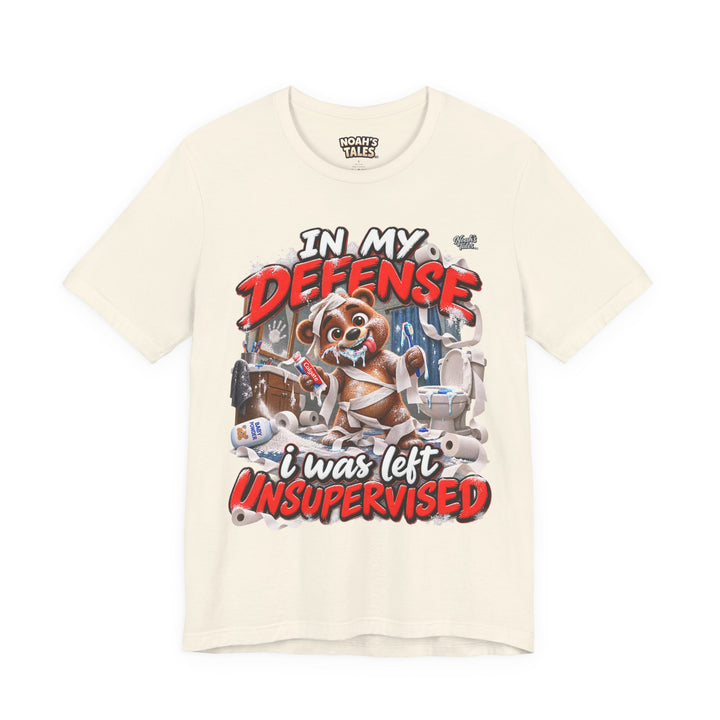 Noah’s Tales™ In My Defense I Was Left Unsupervised | Baxter Women's Bella T-Shirt