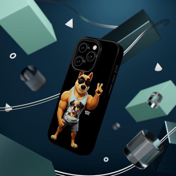 Noah’s Tales™ Ranger Magnet Phone Case Pet Lover Phone Cover Funny Phone Case Unique Gift for Dog Owners Quirky Dog Design