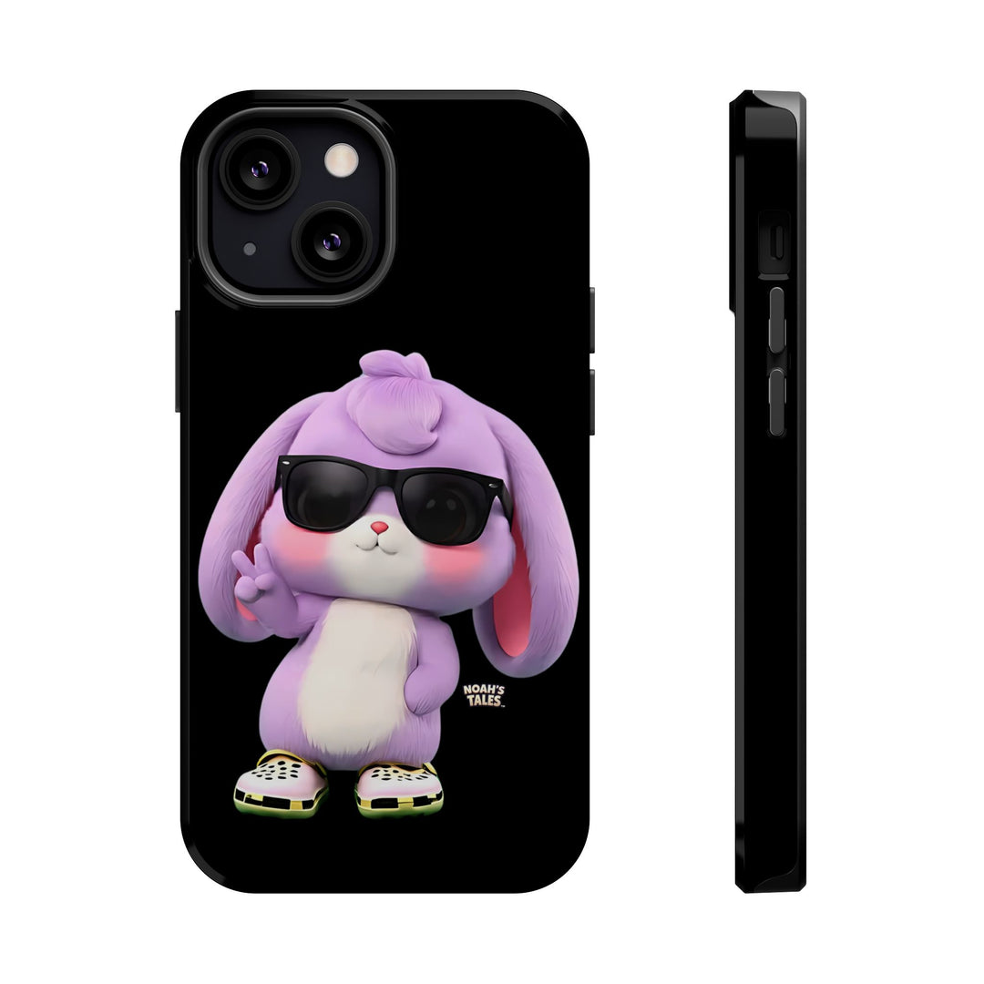 Noah’s Tales™ Lilac Phone Case Vibrant Protective cover Fun Gift for Kids and Teens Unique Cartoon Design