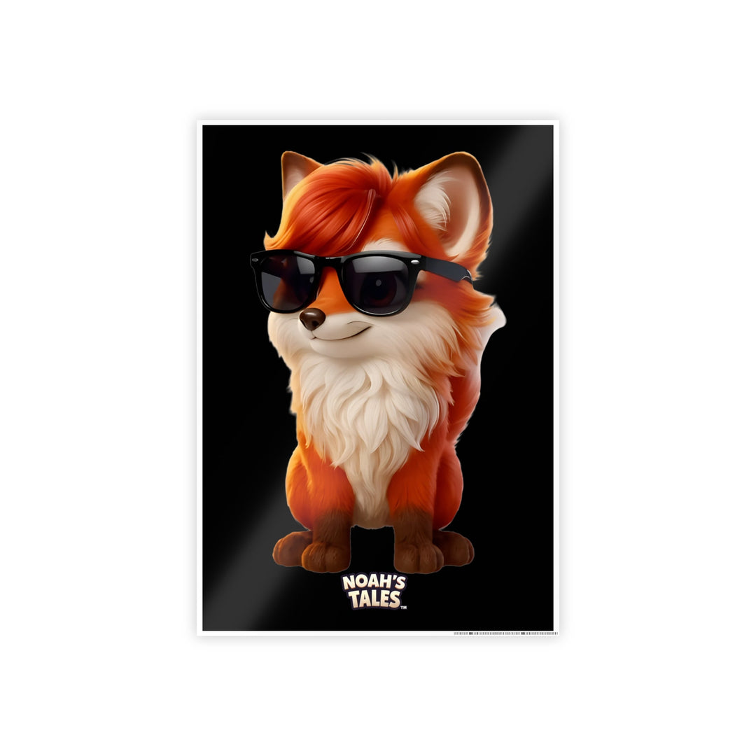 Noah’s Tales™ Ember Poster Fox Art Print Home Decor Kids Room Wall Art Gift for Animal Lovers