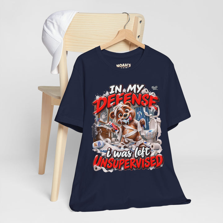 Noah’s Tales™ In My Defense I Was Left Unsupervised | Baxter Women's Bella T-Shirt