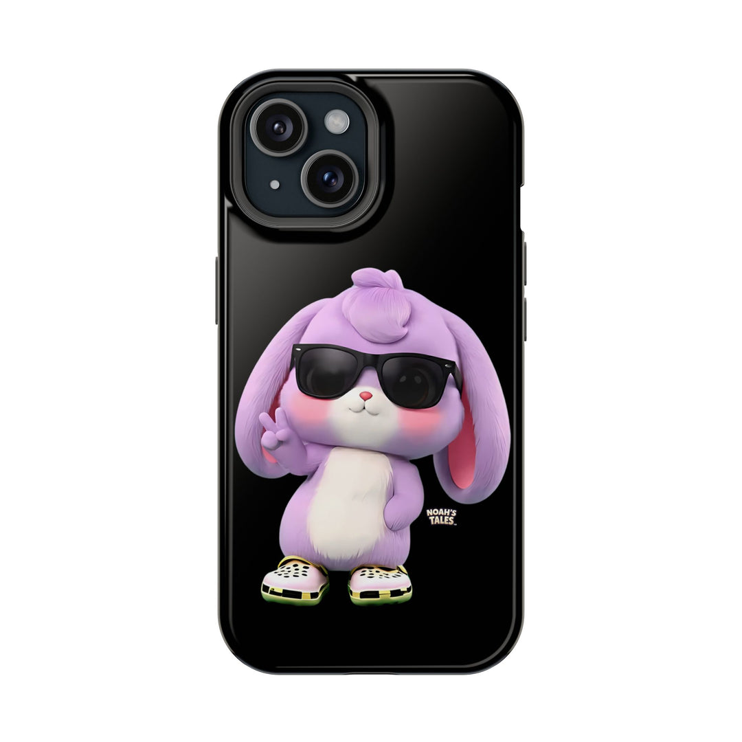 Noah’s Tales™ Lilac Phone Case Vibrant Protective cover Fun Gift for Kids and Teens Unique Cartoon Design