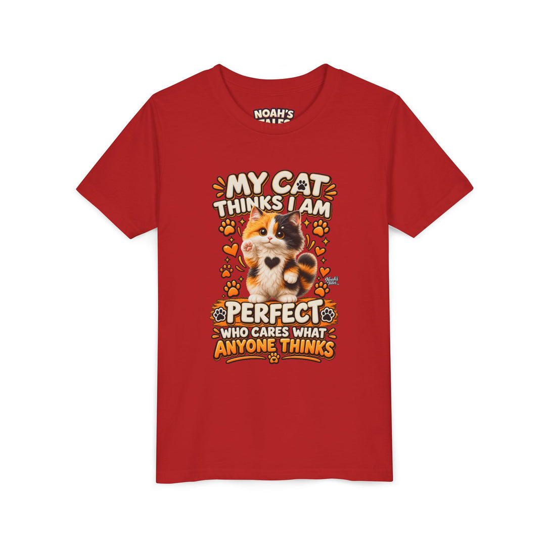 Noah’s Tales™ My Cat Thinks I Am Perfect | Tommy Girl's Bella T-Shirt