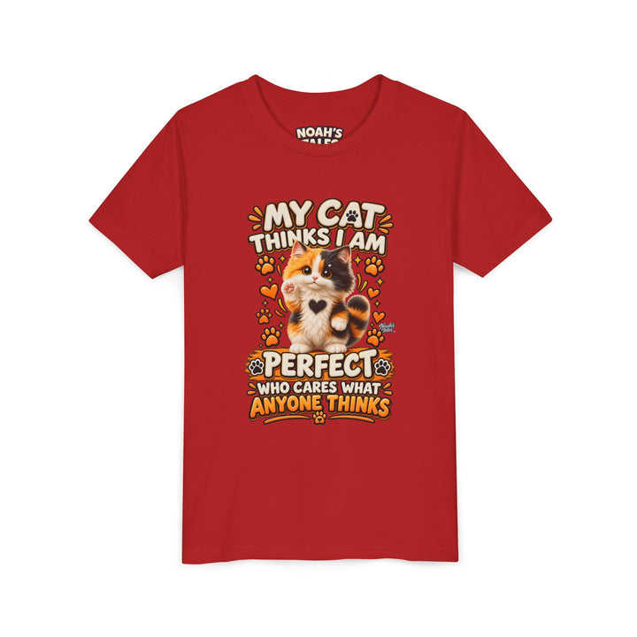 Noah’s Tales™ My Cat Thinks I Am Perfect | Tommy Girl's Bella T-Shirt