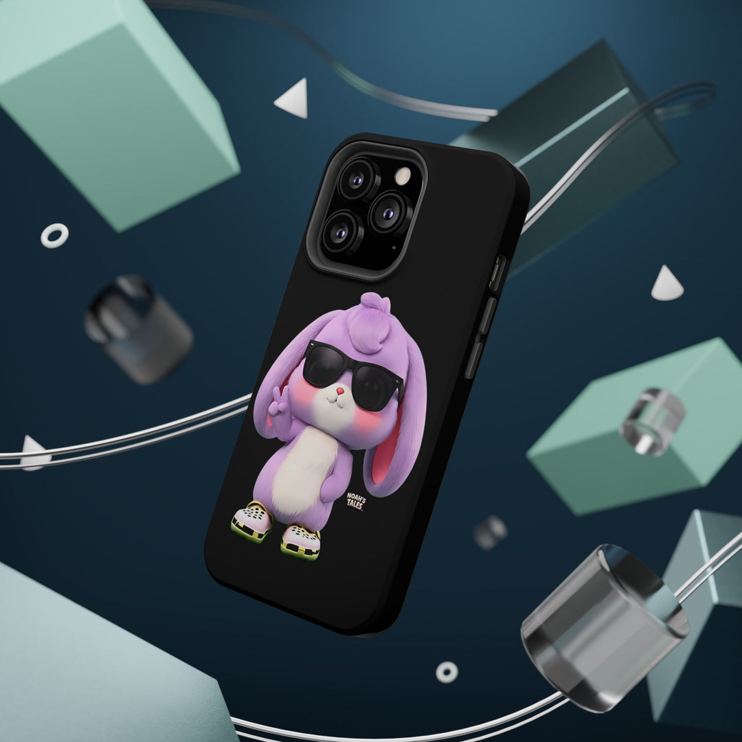 Noah’s Tales™ Lilac Phone Case Vibrant Protective cover Fun Gift for Kids and Teens Unique Cartoon Design