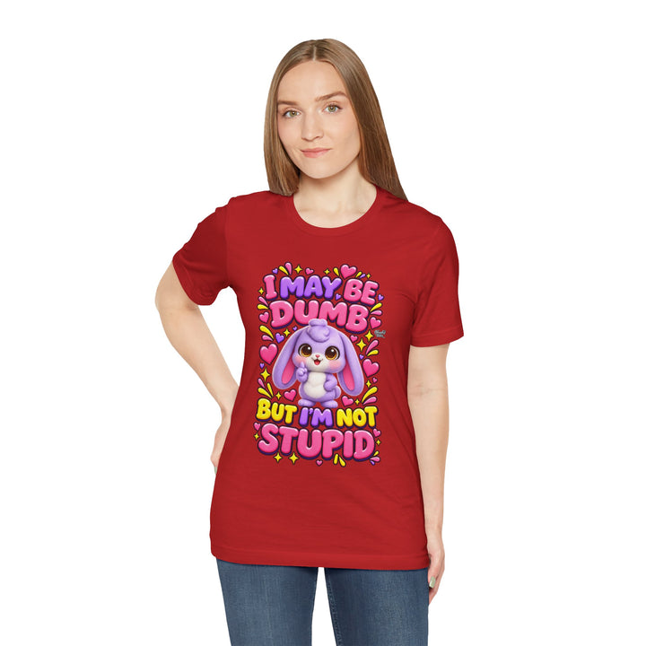Noah’s Tales™ I May Be Dumb But I’m Not Stupid | Lilac Women's Bella T-Shirt