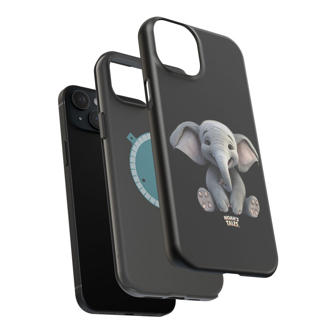 Noah’s Tales™ Noah Elephant Magnetic Tough Cases | Cute Elephant Phone Cover