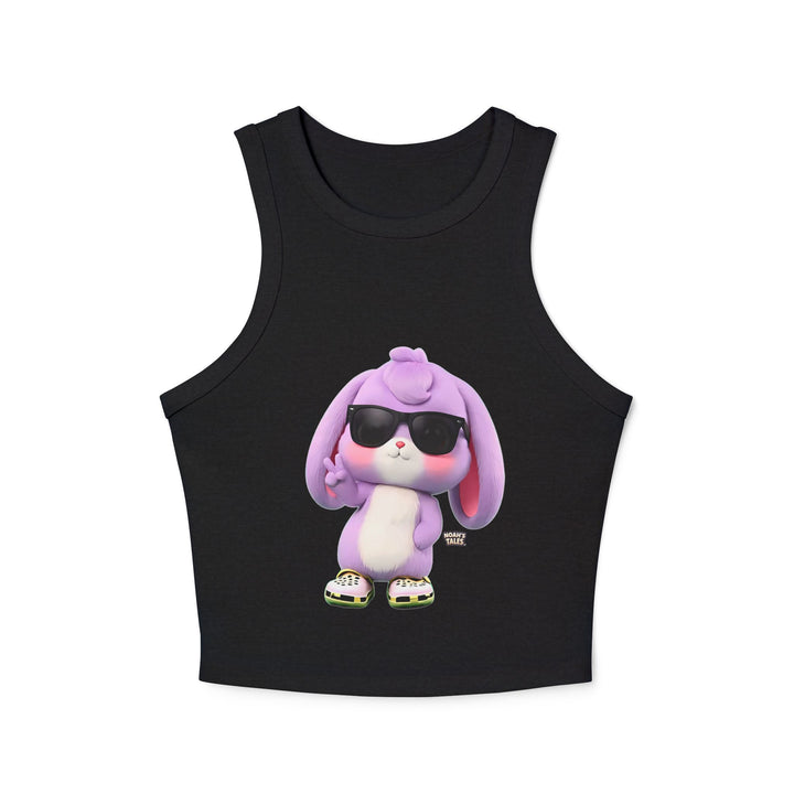 Noah’s Tales™ Trendy Graphic Tank Top for Women Cute Casual Wear Summer Outfit Gift for Her Cute Animal Illustration