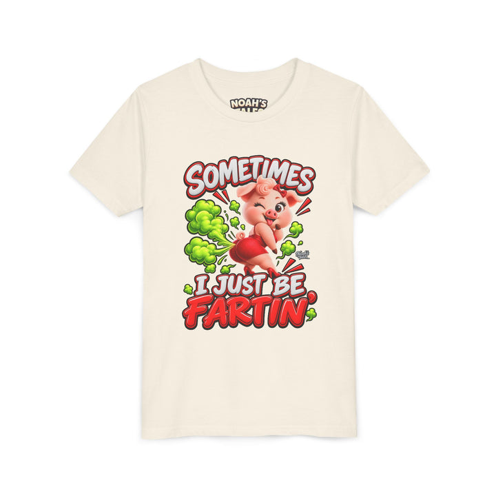 Noah’s Tales™ Sometimes I Just Be Fartin’ | Pip Girlfriend Girl's Bella T-Shirt