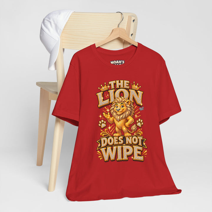 Noah’s Tales™ The Lion Does Not Wipe | Leo Women's Bella T-Shirt