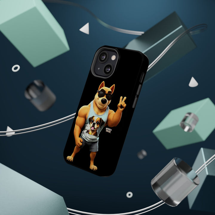 Noah’s Tales™ Ranger Magnet Phone Case Pet Lover Phone Cover Funny Phone Case Unique Gift for Dog Owners Quirky Dog Design
