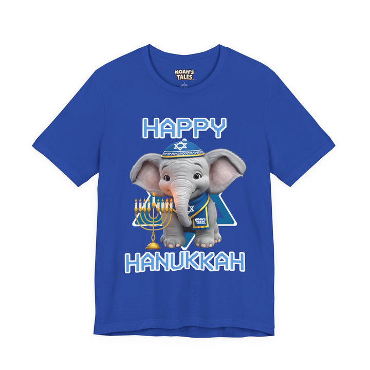 Noah’s Tales™ Happy Hanukkah Noah Women's Bella T-Shirt