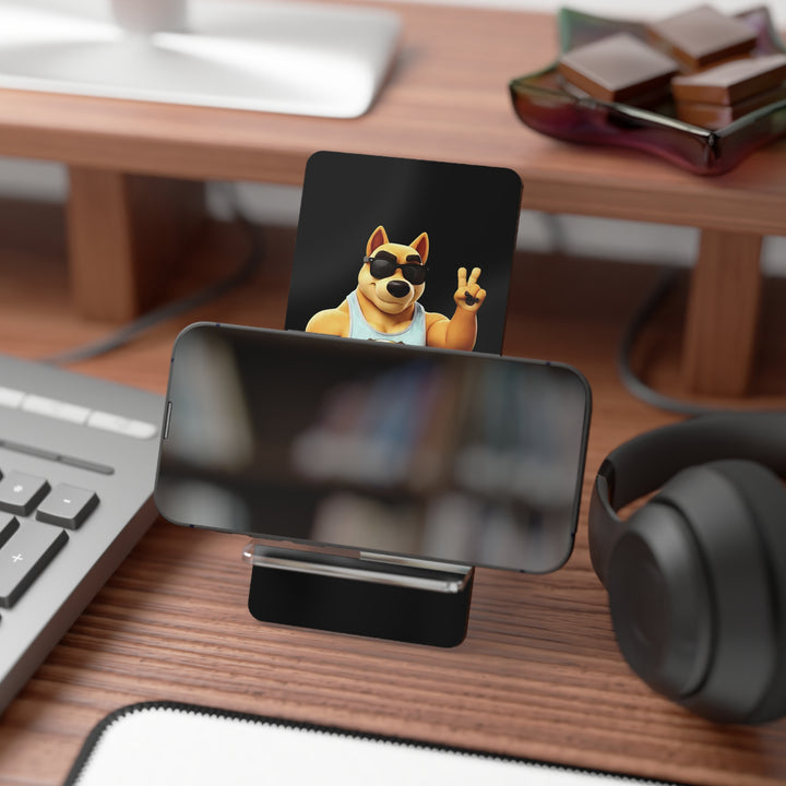 Noah’s Tales™ Ranger Mobile Display Stand Phone Holder Pet Lover Gift Desk Organizer Tech Accessories