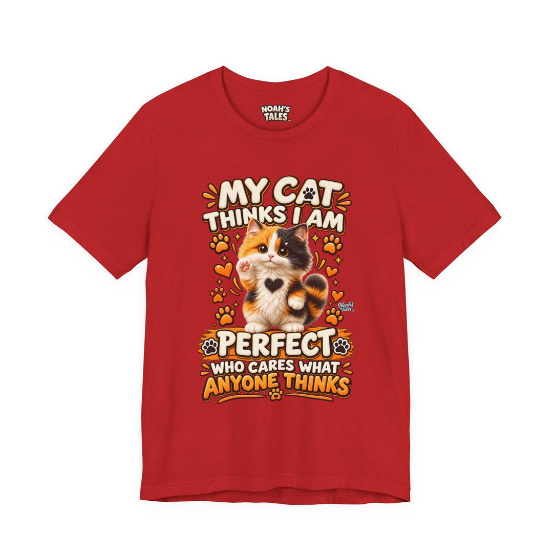 Noah’s Tales™ My Cat Thinks I Am Perfect | Tommy Women's Bella T-Shirt