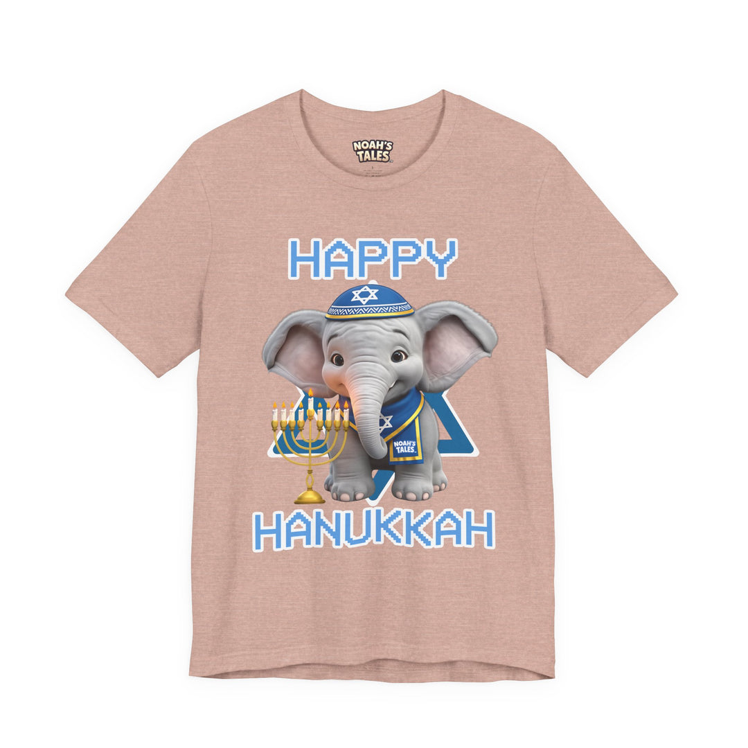 Noah’s Tales™ Happy Hanukkah Noah Women's Bella T-Shirt