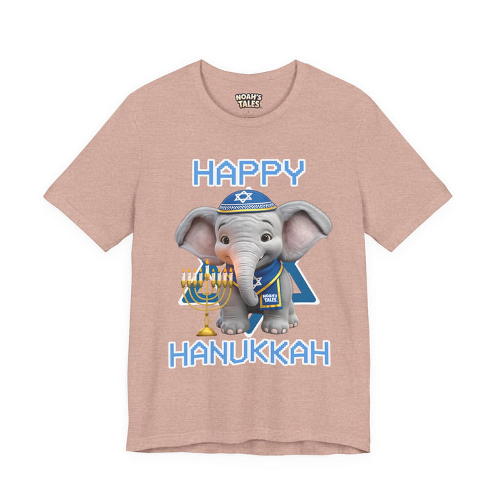 Noah’s Tales™ Happy Hanukkah Noah Women's Bella T-Shirt