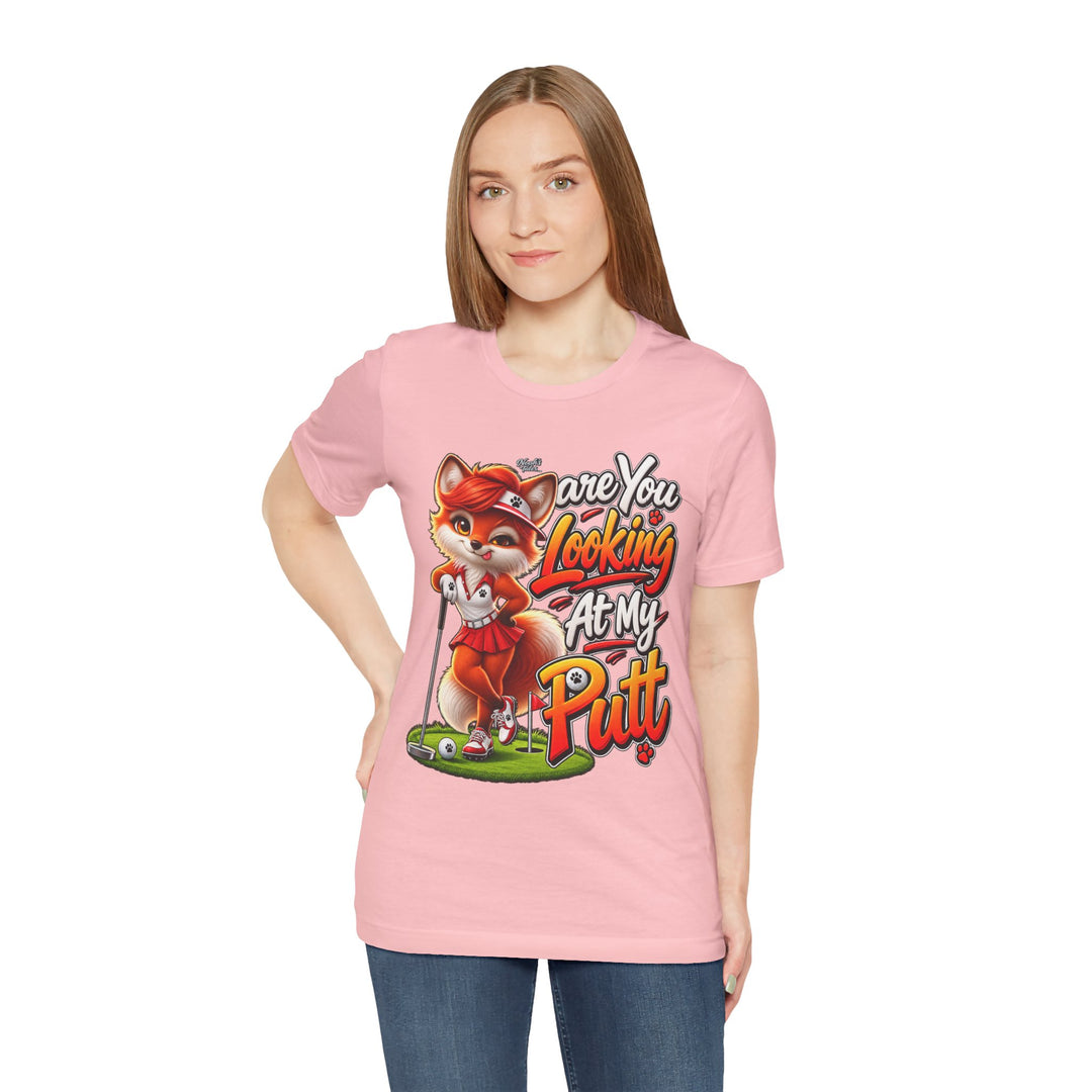 Noah’s Tales™ Are You Looking At My Putt | Ember Women's Bella T-Shirt