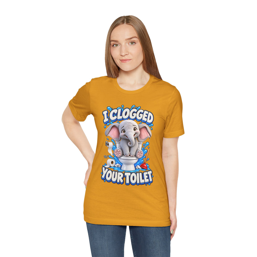 Noah’s Tales™ I Clogged Your Toilet | Ellie Belle Women's Bella T-Shirt