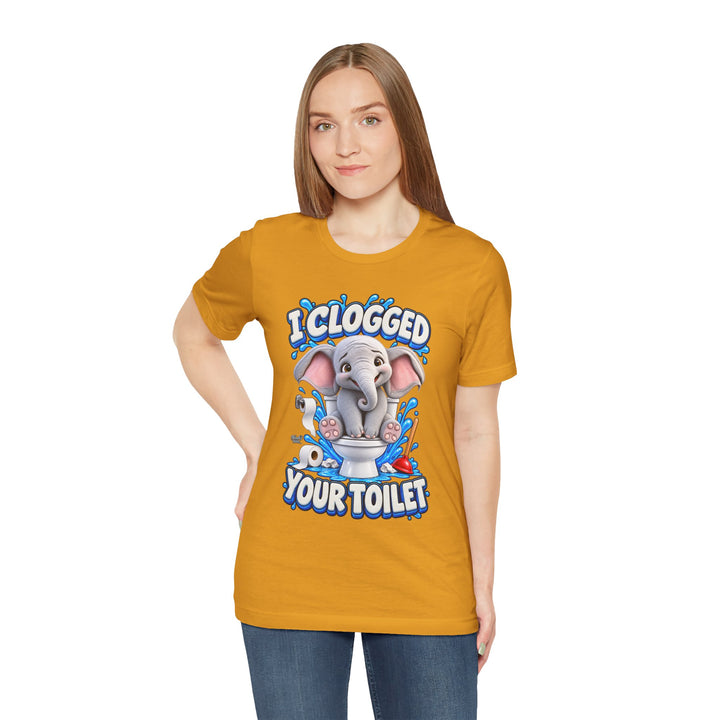 Noah’s Tales™ I Clogged Your Toilet | Ellie Belle Women's Bella T-Shirt