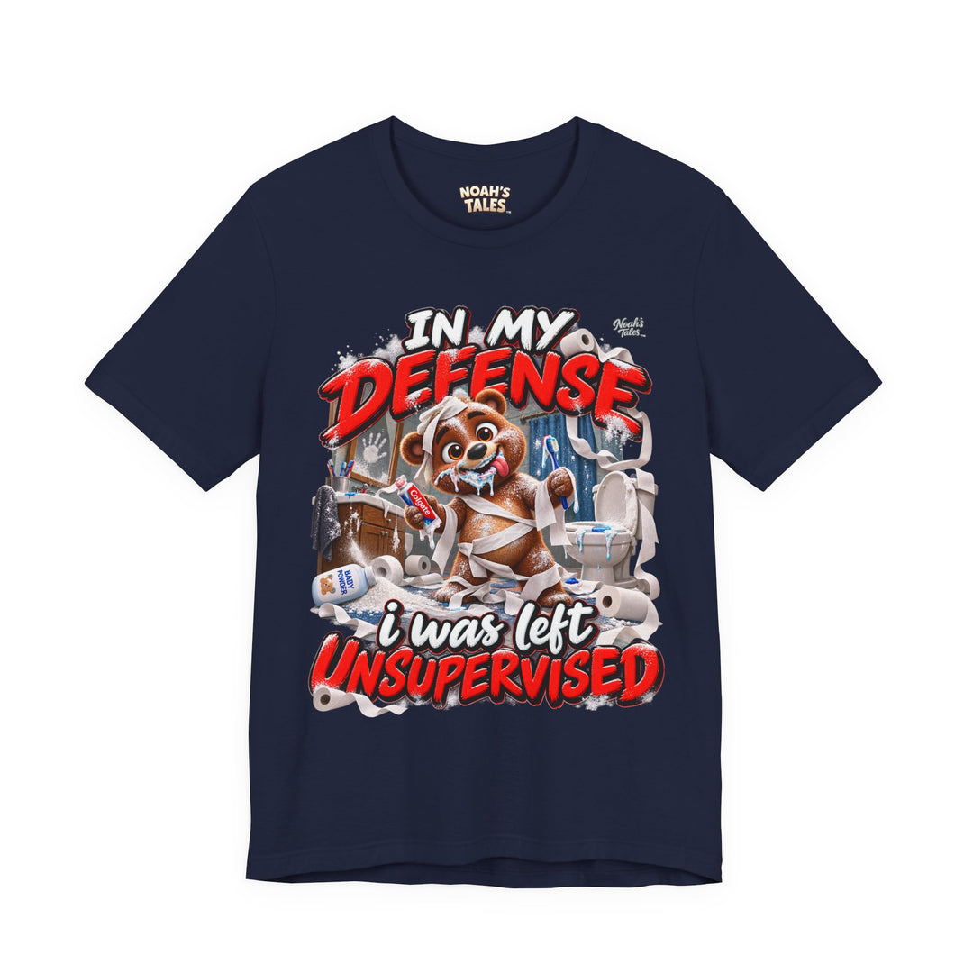 Noah’s Tales™ In My Defense I Was Left Unsupervised | Baxter Women's Bella T-Shirt