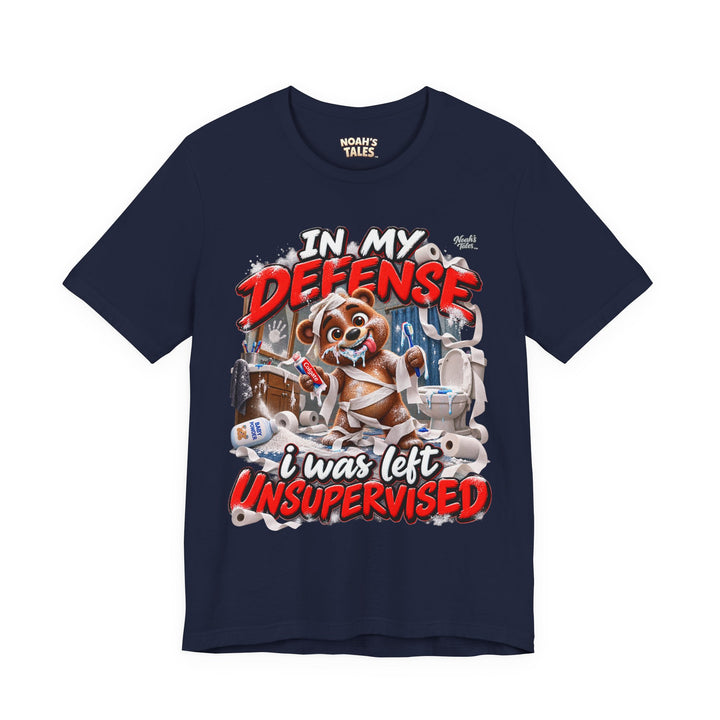 Noah’s Tales™ In My Defense I Was Left Unsupervised | Baxter Women's Bella T-Shirt