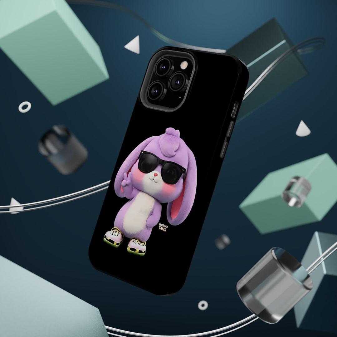 Noah’s Tales™ Lilac Phone Case Vibrant Protective cover Fun Gift for Kids and Teens Unique Cartoon Design