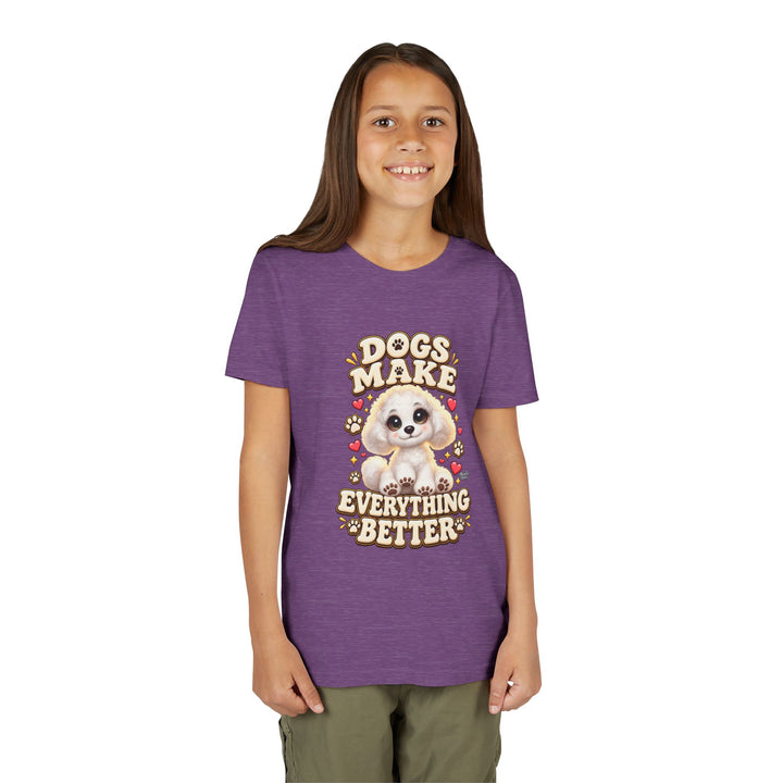 Noah’s Tales™ Dogs Make Everything Better | Coco Girl's Bella T-Shirt