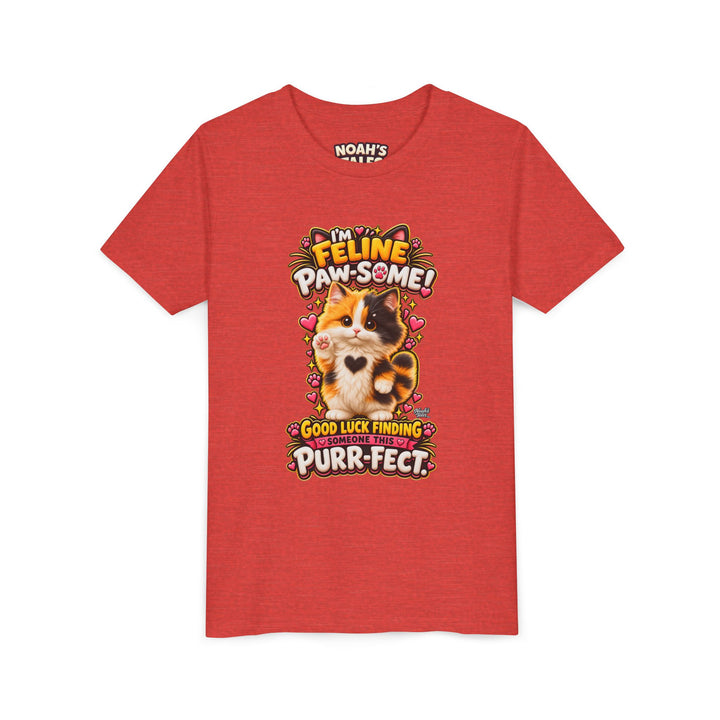 Noah’s Tales™ I’m Feline Paw-Some | Tommy Girl's Bella T-Shirt