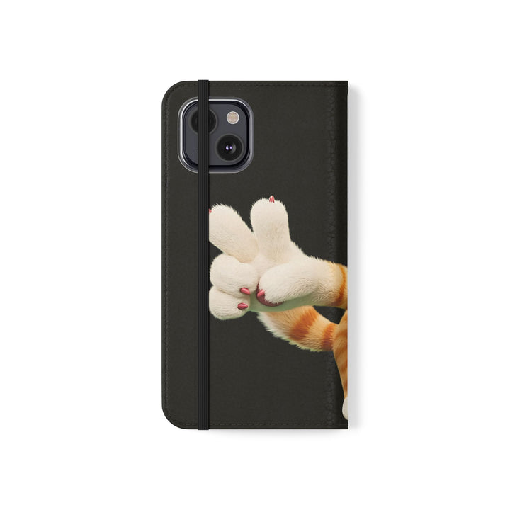 Noah’s Tales™ Tommy Flip Case Cartoon Phone Cover Pet Lover Gift Trendy Smartphone Wallet Animal Print Case