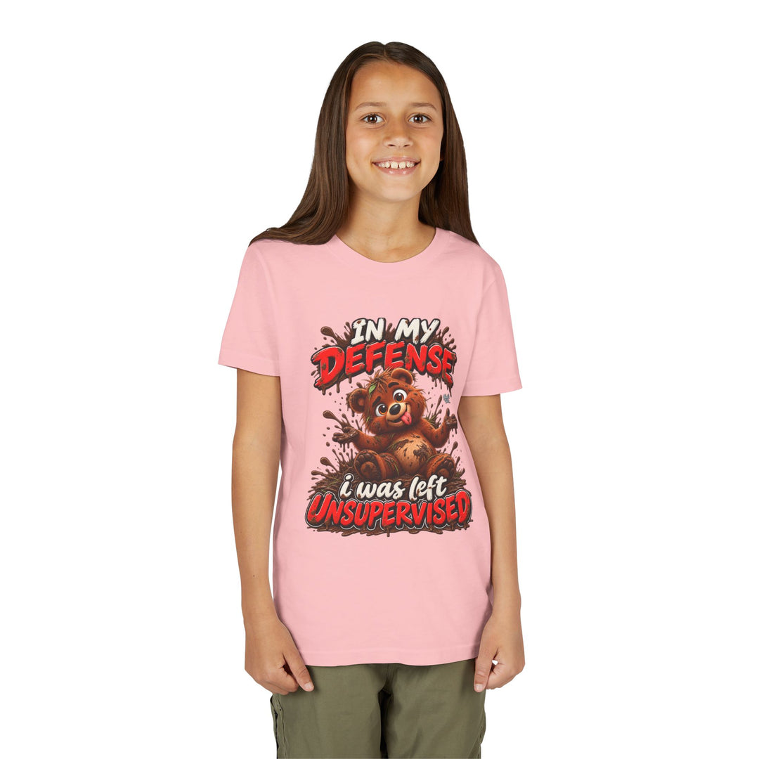 Noah’s Tales™ In My Defense I Was Left Unsupervised | Baxter Girl's Bella T-Shirt