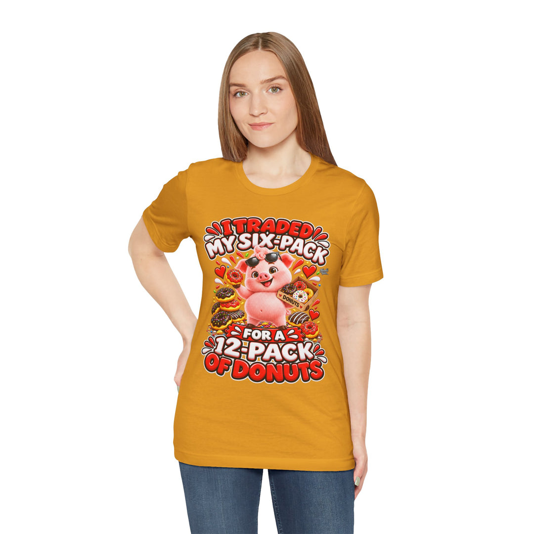 Noah’s Tales™ I Traded My Six-Pack For A 12-Pack Of Donuts | Pip Women's Bella T-Shirt