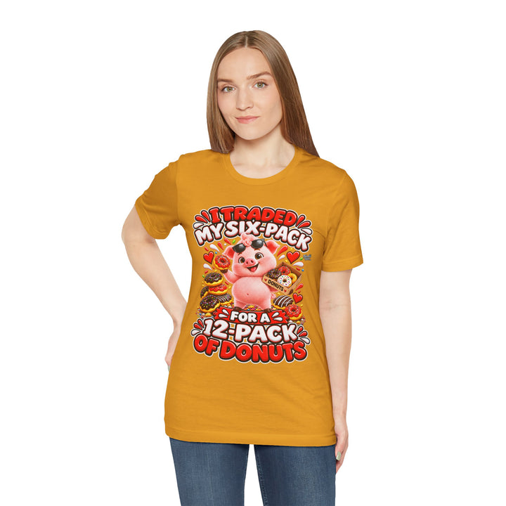 Noah’s Tales™ I Traded My Six-Pack For A 12-Pack Of Donuts | Pip Women's Bella T-Shirt