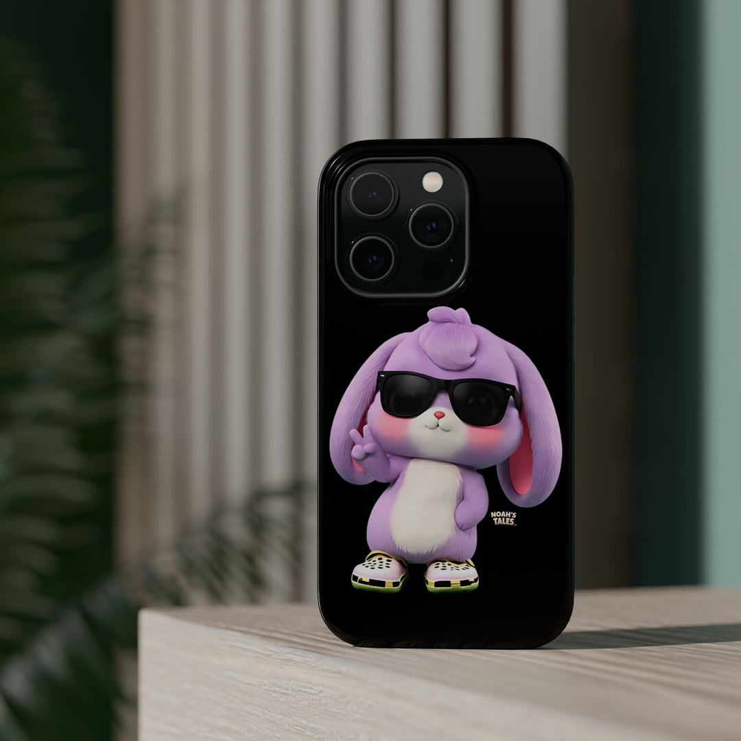 Noah’s Tales™ Lilac Phone Case Vibrant Protective cover Fun Gift for Kids and Teens Unique Cartoon Design