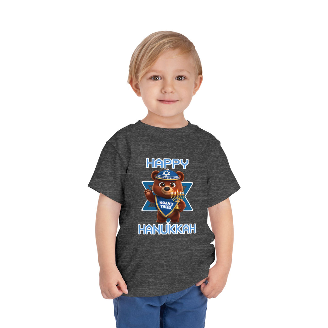 Noah’s Tales™ Happy Hanukkah Bear Boy's Bella T-Shirt