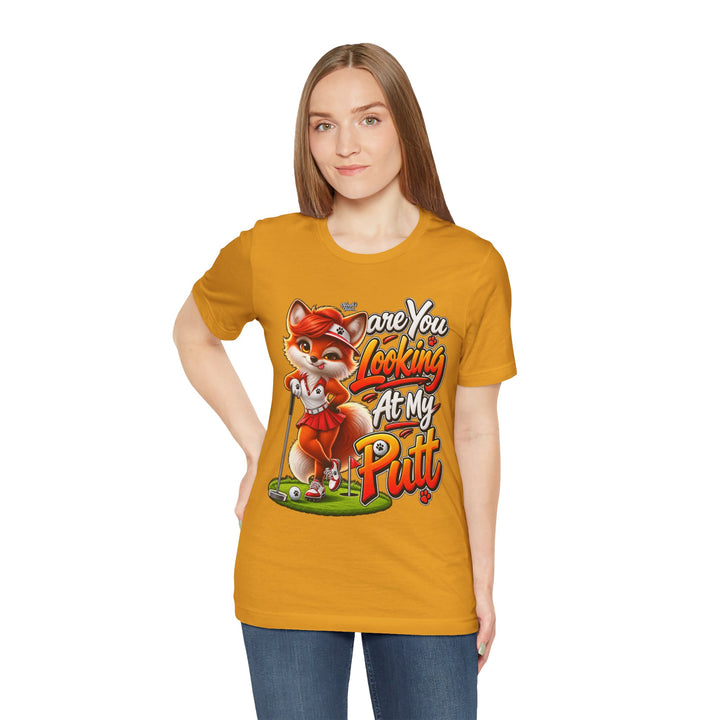 Noah’s Tales™ Are You Looking At My Putt | Ember Women's Bella T-Shirt