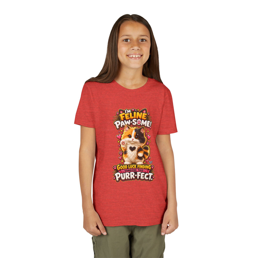 Noah’s Tales™ I’m Feline Paw-Some | Tommy Girl's Bella T-Shirt