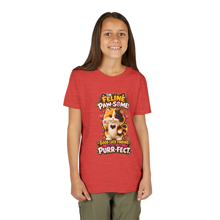 Noah’s Tales™ I’m Feline Paw-Some | Tommy Girl's Bella T-Shirt